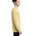 Comfort Wash GDH200 Garment Dyed Long Sleeve T-Shi in Summer squash yellow side view