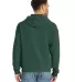 Comfort Wash GDH450 Garment Dyed Unisex Hooded Pul in Field green back view