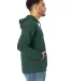 Comfort Wash GDH450 Garment Dyed Unisex Hooded Pul in Field green side view