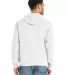 Comfort Wash GDH450 Garment Dyed Unisex Hooded Pul in White back view