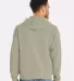 Comfort Wash GDH450 Garment Dyed Unisex Hooded Pul in Faded fatigue back view