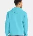 Comfort Wash GDH450 Garment Dyed Unisex Hooded Pul in Freshwater back view