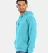 Comfort Wash GDH450 Garment Dyed Unisex Hooded Pul in Freshwater side view