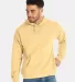 Comfort Wash GDH450 Garment Dyed Unisex Hooded Pul in Summer squash yellow front view