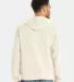 Comfort Wash GDH450 Garment Dyed Unisex Hooded Pul in Parchment back view
