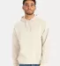 Comfort Wash GDH450 Garment Dyed Unisex Hooded Pul in Parchment front view