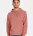 Comfort Wash GDH450 Garment Dyed Unisex Hooded Pul in Mauve front view