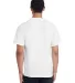 Comfort Wash GDH150 Garment Dyed Short Sleeve T-Sh in White back view