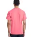 Comfort Wash GDH150 Garment Dyed Short Sleeve T-Sh in Coral craze back view