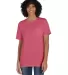 Comfort Wash GDH150 Garment Dyed Short Sleeve T-Sh in Coral craze front view