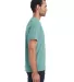 Comfort Wash GDH150 Garment Dyed Short Sleeve T-Sh in Cypress green side view