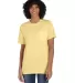 Comfort Wash GDH150 Garment Dyed Short Sleeve T-Sh in Summer squash yellow front view