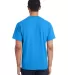Comfort Wash GDH150 Garment Dyed Short Sleeve T-Sh in Summer sky blue back view