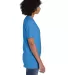 Comfort Wash GDH150 Garment Dyed Short Sleeve T-Sh in Summer sky blue side view