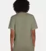 Comfort Wash GDH150 Garment Dyed Short Sleeve T-Sh in Faded fatigue back view