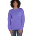 Comfort Wash GDH250 Garment Dyed Long Sleeve T-Shi in Lavender front view