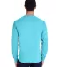 Comfort Wash GDH250 Garment Dyed Long Sleeve T-Shi in Freshwater back view