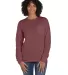 Comfort Wash GDH250 Garment Dyed Long Sleeve T-Shi in Cayenne front view