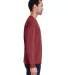 Comfort Wash GDH250 Garment Dyed Long Sleeve T-Shi in Cayenne side view