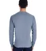 Comfort Wash GDH250 Garment Dyed Long Sleeve T-Shi in Saltwater back view