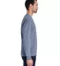 Comfort Wash GDH250 Garment Dyed Long Sleeve T-Shi in Saltwater side view
