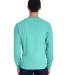 Comfort Wash GDH250 Garment Dyed Long Sleeve T-Shi in Mint back view