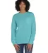 Comfort Wash GDH250 Garment Dyed Long Sleeve T-Shi in Mint front view