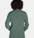 Comfort Wash GDH250 Garment Dyed Long Sleeve T-Shi in Cypress green back view