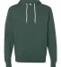 Independent Trading Co. AFX90UN Unisex Hooded Pull Alpine Green front view