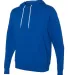 Independent Trading Co. AFX90UN Unisex Hooded Pull Cobalt side view