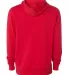 Independent Trading Co. AFX90UN Unisex Hooded Pull Red back view