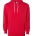 Independent Trading Co. AFX90UN Unisex Hooded Pull Red front view
