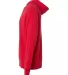 Independent Trading Co. AFX90UN Unisex Hooded Pull Red side view