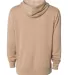 Independent Trading Co. AFX90UN Unisex Hooded Pull Sandstone back view