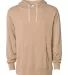 Independent Trading Co. AFX90UN Unisex Hooded Pull Sandstone front view