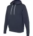 Independent Trading Co. AFX90UN Unisex Hooded Pull Slate Blue side view