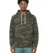 Independent Trading Co. AFX90UN Unisex Hooded Pull in Forest Camo