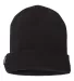 DRI DUCK 3562 Basecamp Performance Knit Beanie Black front view