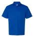 Jerzees 442M Polyester Mesh Sport Shirt Royal front view