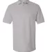 Jerzees 443M Easy Care Double Mesh Ringspun Pique  Athletic Heather front view