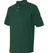 Jerzees 443M Easy Care Double Mesh Ringspun Pique  Forest Green side view