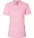 Jerzees 443W Women's Easy Care Double Mesh Ringspu Classic Pink front view