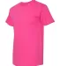 Jerzees 460R Dri-Power® Ringspun T-Shirt Cyber Pink side view