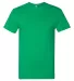 Jerzees 460R Dri-Power® Ringspun T-Shirt Irish Green Heather front view
