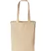 Liberty Bags 8861 10 Ounce Gusseted Cotton Canvas  NATURAL front view