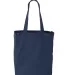 Liberty Bags 8861 10 Ounce Gusseted Cotton Canvas  NAVY back view