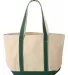Liberty Bags 8871 16 Ounce Cotton Canvas Tote in Natural/ for grn back view