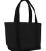 Liberty Bags 8871 16 Ounce Cotton Canvas Tote in Black/ black front view