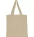 Liberty Bags 9860 Amy Cotton Canvas Tote NATURAL front view