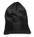 Liberty Bags 9008 Drawstring Laundry Bag BLACK front view